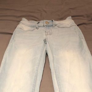 Light wash jeans